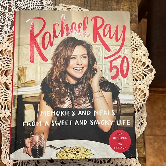 Rachael Ray 50: Memories and Meals from a Sweet and Savory Life hardcover book - Picture 1 of 2